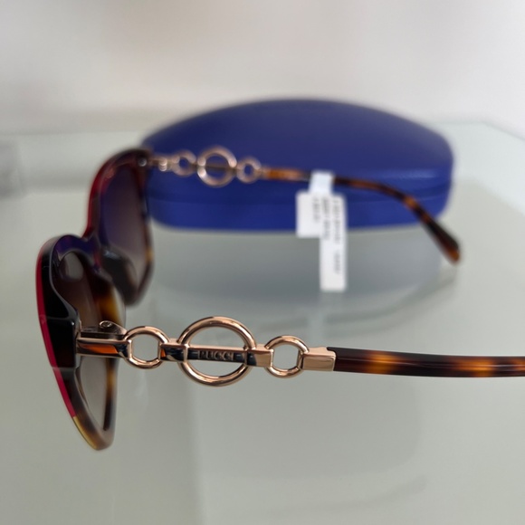 EMILIO PUCCI Clubmaster Cat Eye Havana EP0158/S main image 4